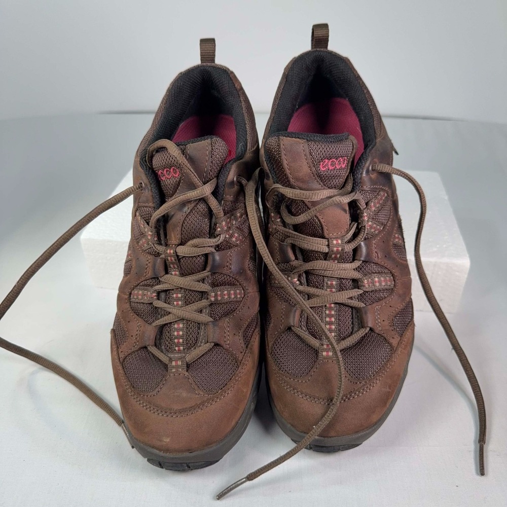ECCO   Women's Suede Sierra LS Low Rise Boot US 8-8.5 Expresso Barely Used!